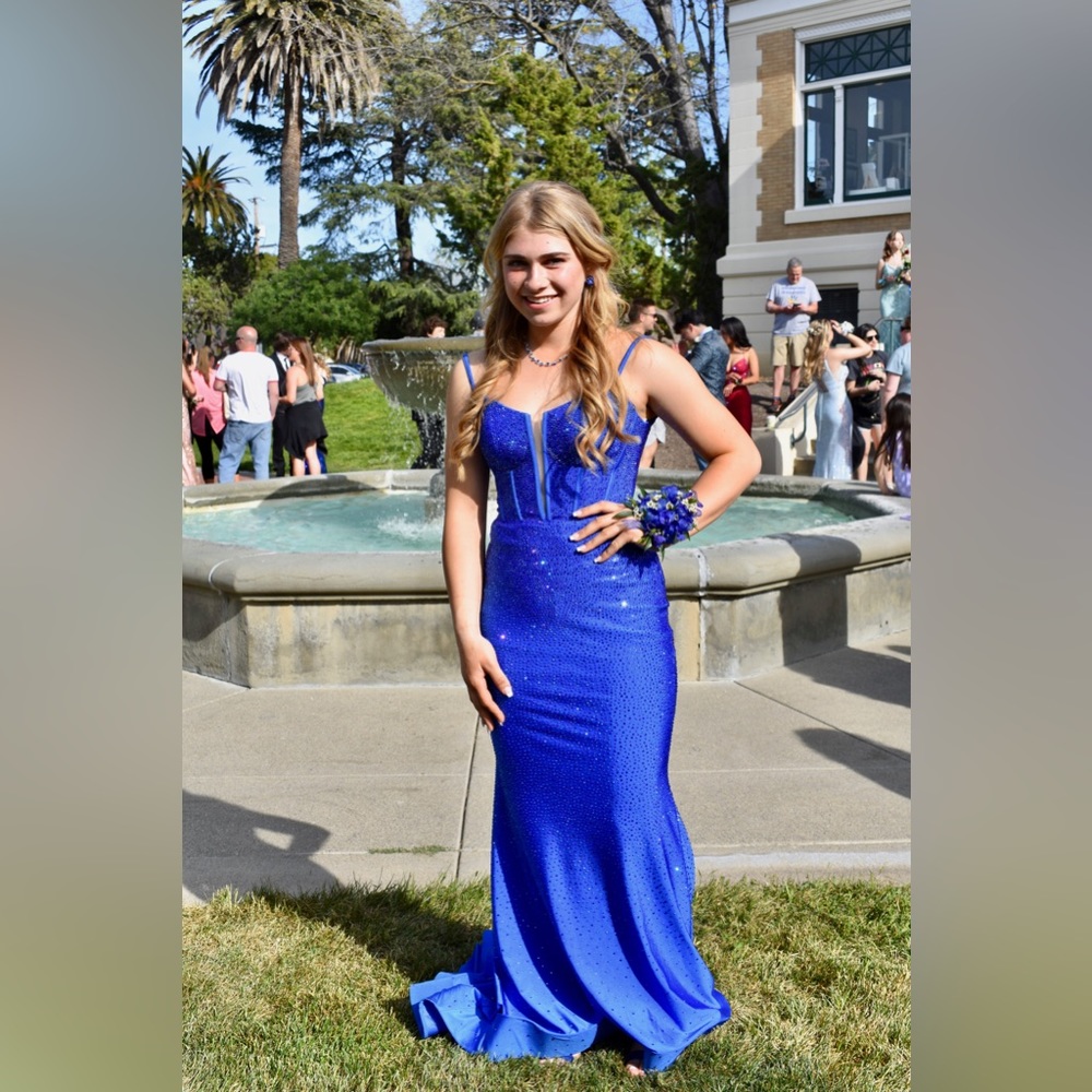 Sherri Hill 2023 55519 Royal Dress